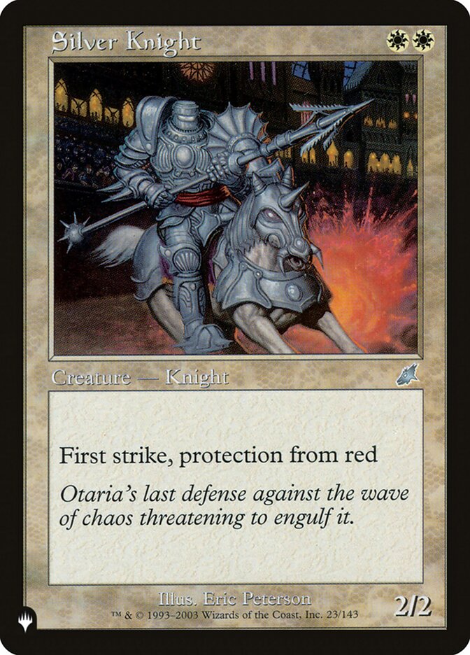Cavaleiro Prateado / Silver Knight - Magic: The Gathering - MoxLand