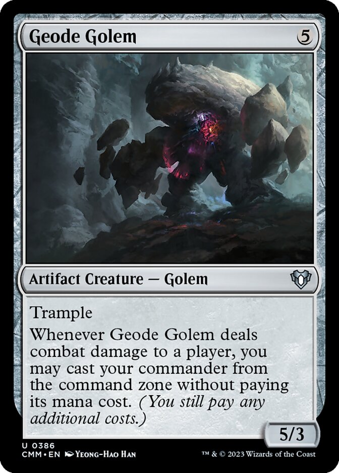Golem do Geodo / Geode Golem - Magic: The Gathering - MoxLand