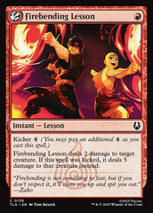Lição de Dobra de Fogo / Firebending Lesson - Magic: The Gathering - MoxLand