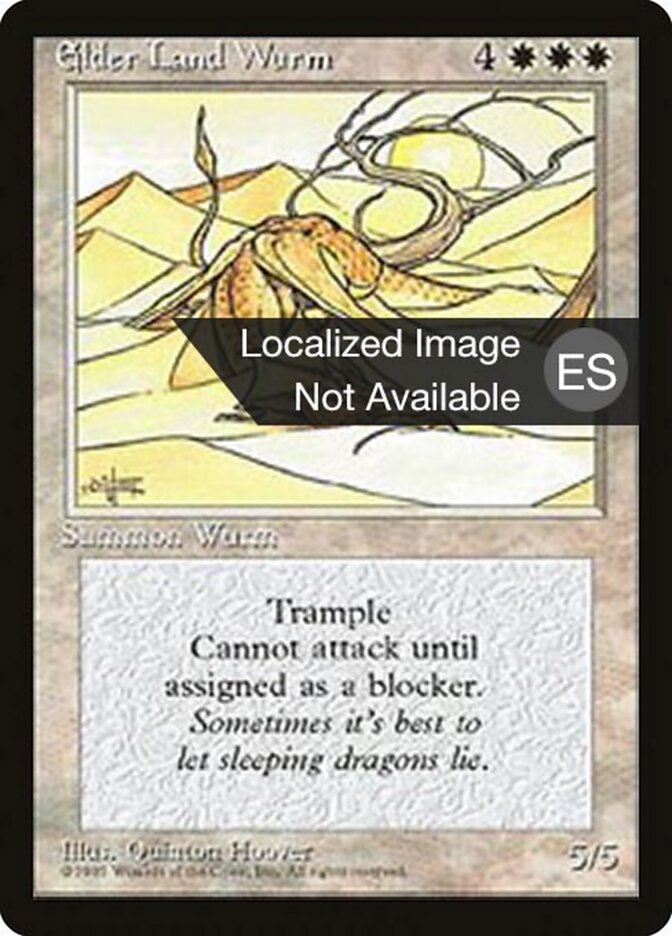 Serpente Terrestre Anciã / Elder Land Wurm - Magic: The Gathering - MoxLand