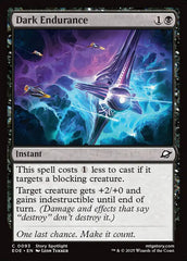 Resistência Escura / Dark Endurance - Magic: The Gathering - MoxLand