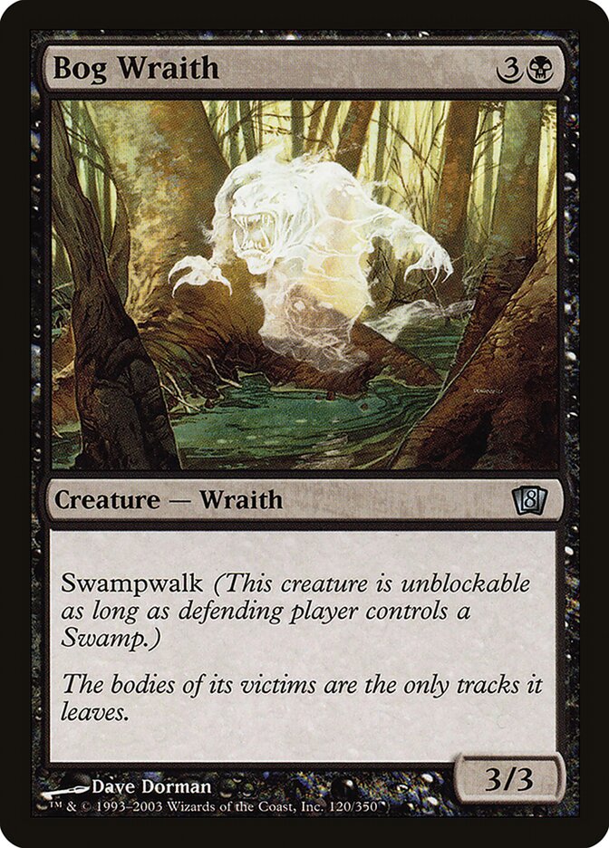 Aparição do Pântano / Bog Wraith - Magic: The Gathering - MoxLand