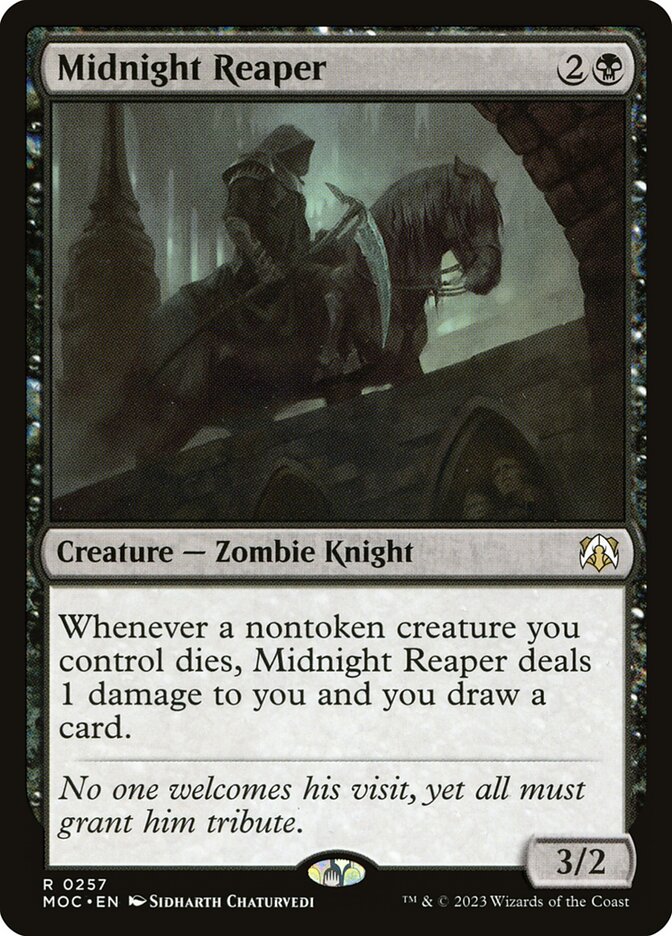 Ceifador da Meia-noite / Midnight Reaper - Magic: The Gathering - MoxLand
