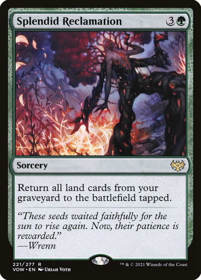 Reivindicação Esplêndida / Splendid Reclamation - Magic: The Gathering - MoxLand