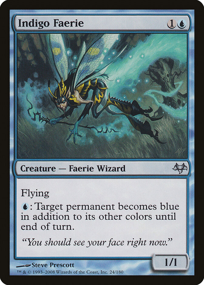 Fada Índigo / Indigo Faerie - Magic: The Gathering - MoxLand