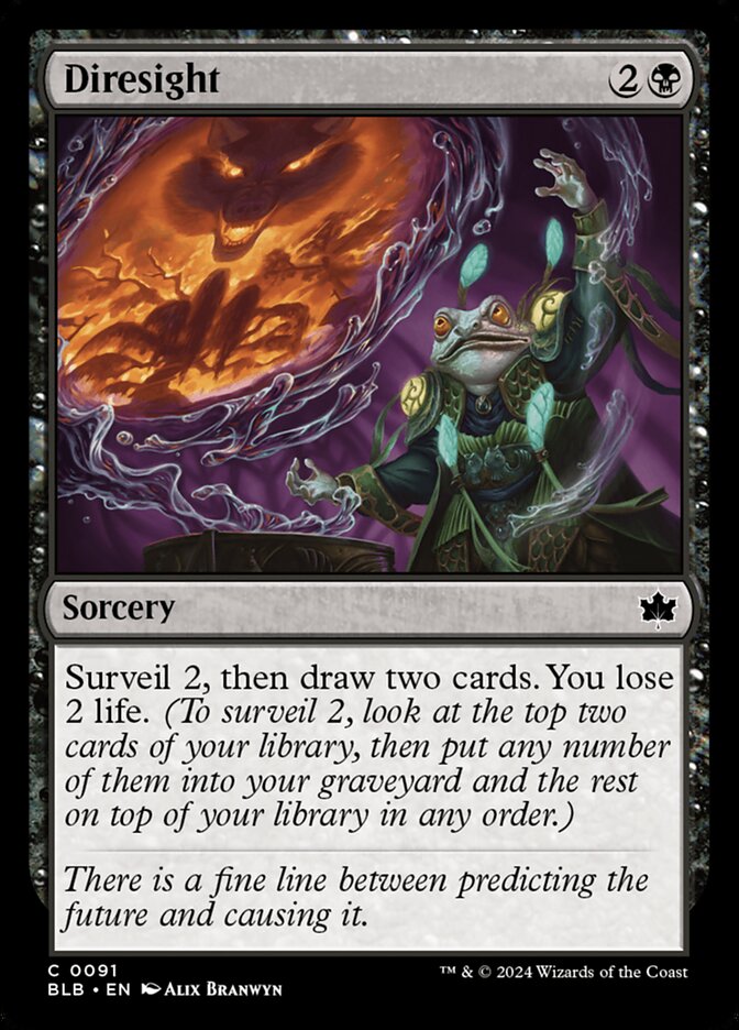 Visão Funesta / Diresight - Magic: The Gathering - MoxLand