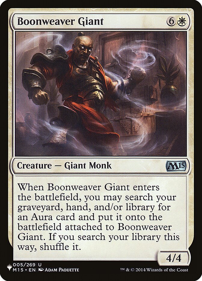 Gigante Tecedor de Dádivas / Boonweaver Giant - Magic: The Gathering - MoxLand