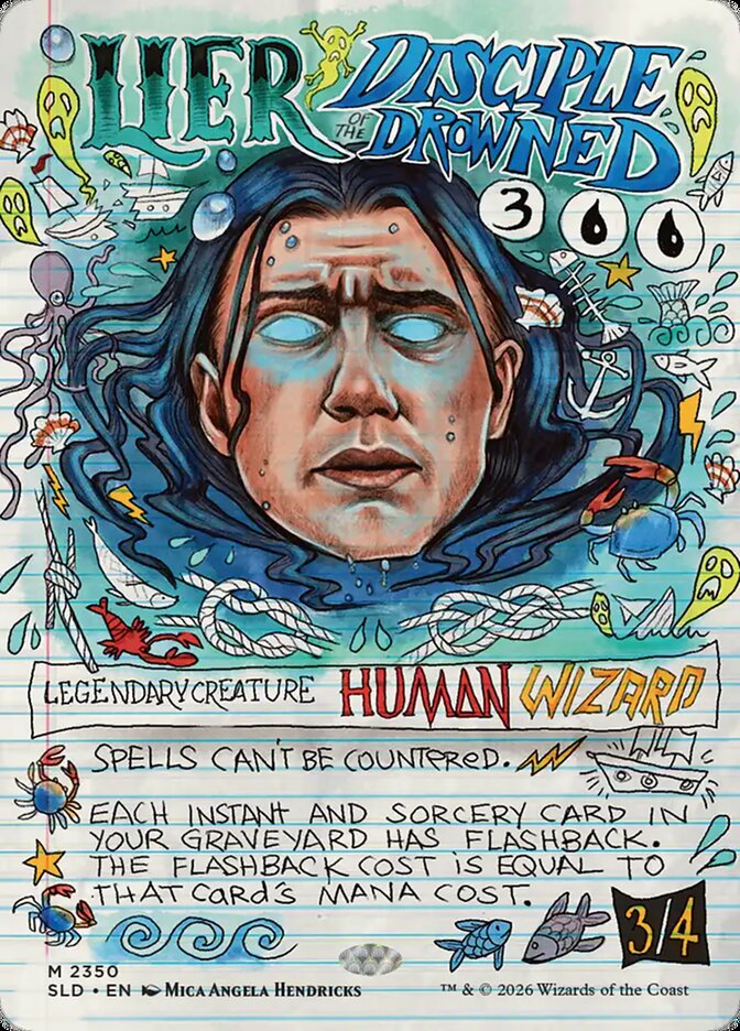 Lier, Discípulo dos Afogados / Lier, Disciple of the Drowned - Magic: The Gathering - MoxLand