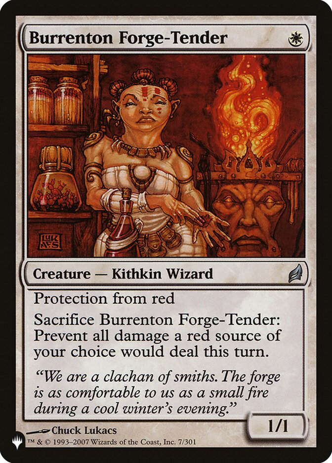 Atendente da Forja de Burrenton / Burrenton Forge-Tender - Magic: The Gathering - MoxLand