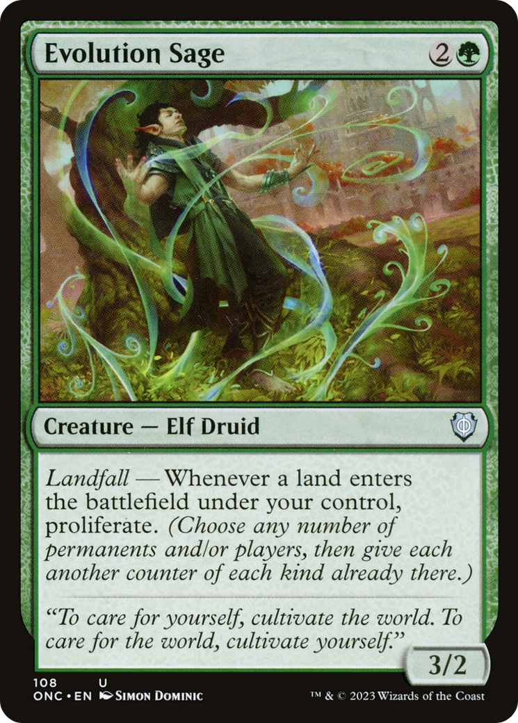 Sábio da Evolução / Evolution Sage - Magic: The Gathering - MoxLand