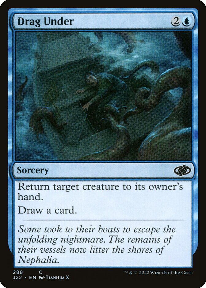 Arrastar para o Fundo / Drag Under - Magic: The Gathering - MoxLand