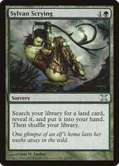Auspício Silvestre / Sylvan Scrying - Magic: The Gathering - MoxLand