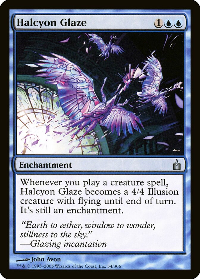 Vitrificação do Alcíone / Halcyon Glaze - Magic: The Gathering - MoxLand