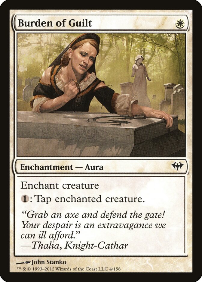 Fardo da Culpa / Burden of Guilt - Magic: The Gathering - MoxLand