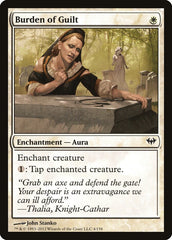 Fardo da Culpa / Burden of Guilt - Magic: The Gathering - MoxLand
