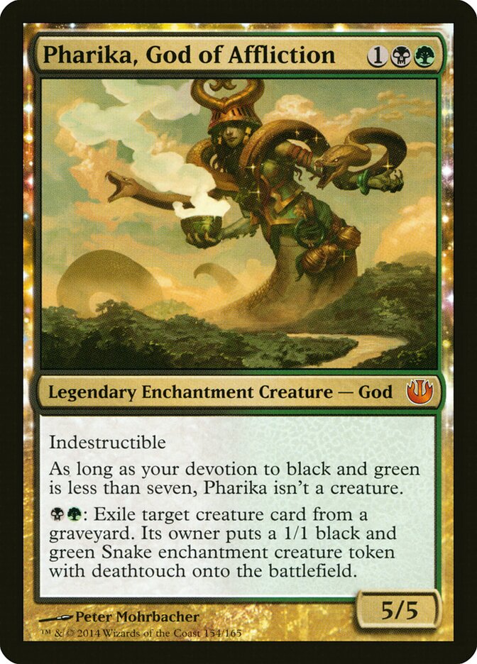 Fárica, Deusa do Padecimento / Pharika, God of Affliction - Magic: The Gathering - MoxLand