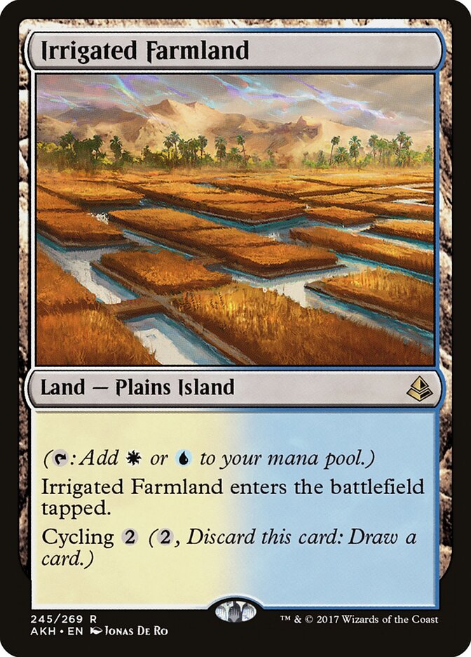 Fazendas Irrigadas / Irrigated Farmland - Magic: The Gathering - MoxLand