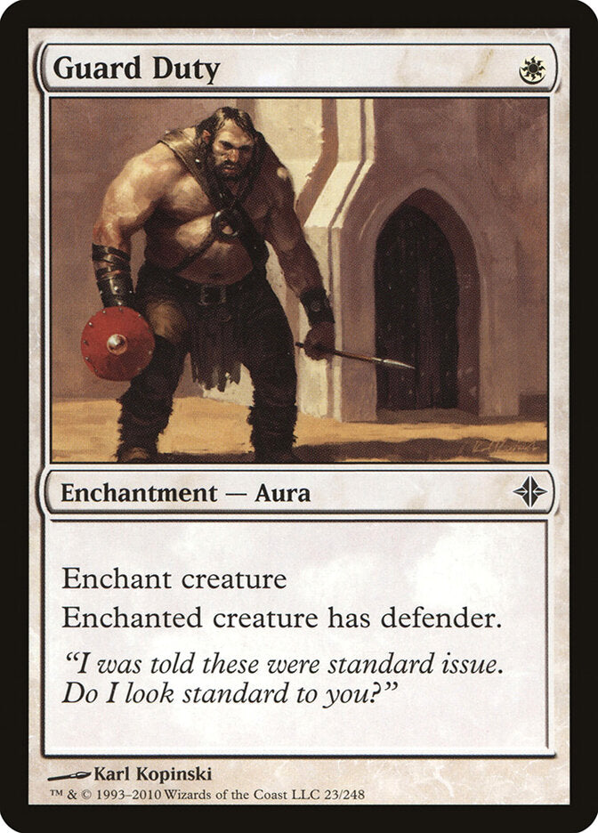 Fazer Guarda / Guard Duty - Magic: The Gathering - MoxLand