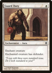 Fazer Guarda / Guard Duty - Magic: The Gathering - MoxLand
