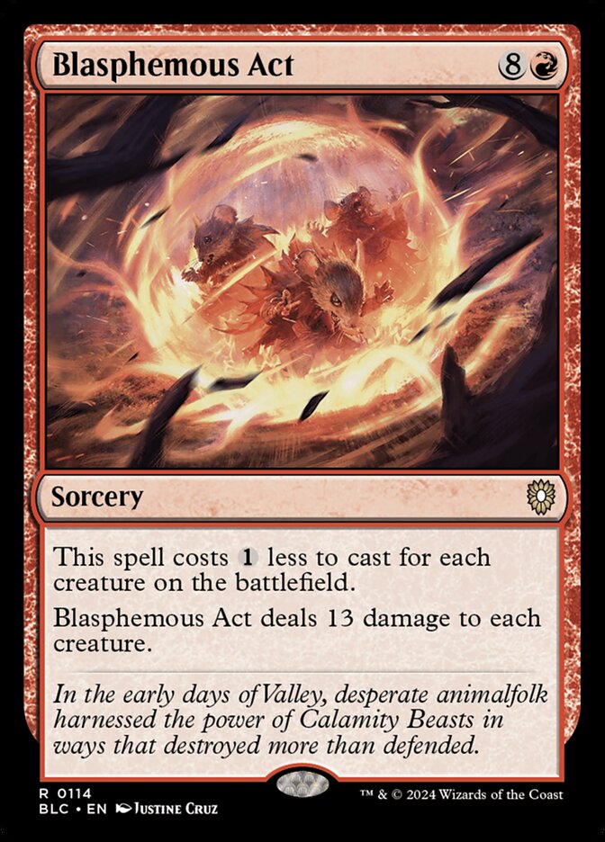 Ato Blasfemo / Blasphemous Act - Magic: The Gathering - MoxLand