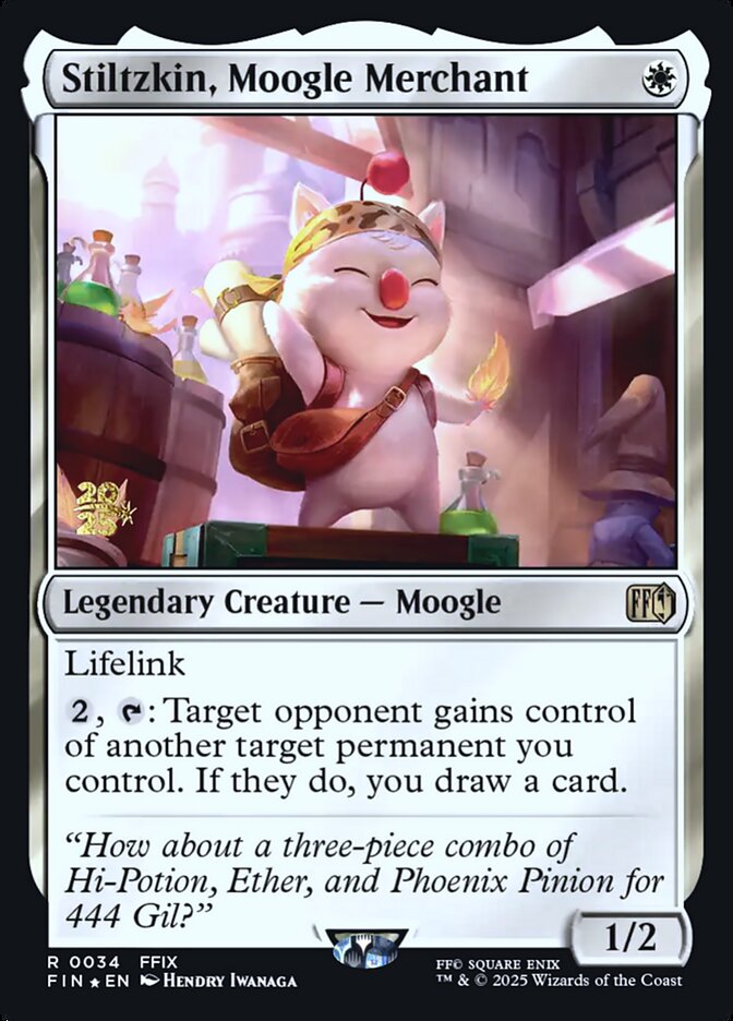 Stiltzkin, Moogle Merchant - Magic: The Gathering - MoxLand