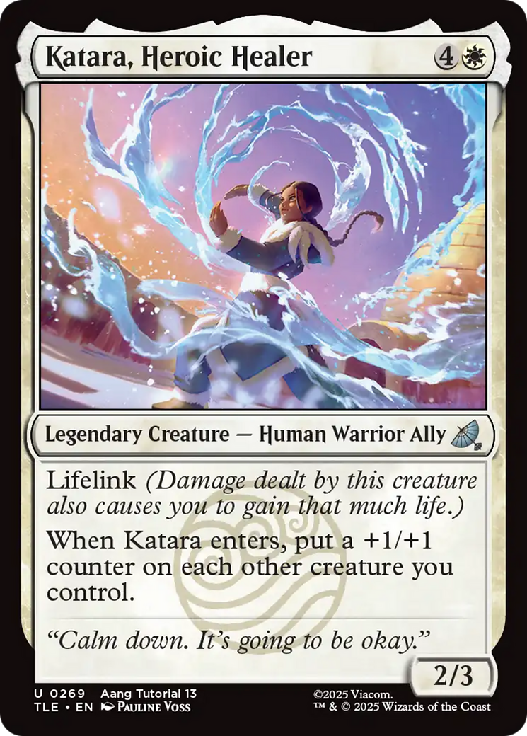 Katara, Curandeira Heróica / Katara, Heroic Healer - Magic: The Gathering - MoxLand