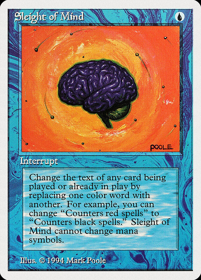 Ilusão Mental / Sleight of Mind - Magic: The Gathering - MoxLand