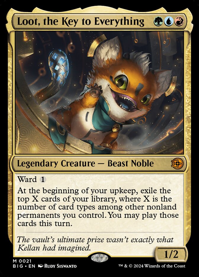 Loot, a Chave de Tudo / Loot, the Key to Everything - Magic: The Gathering - MoxLand