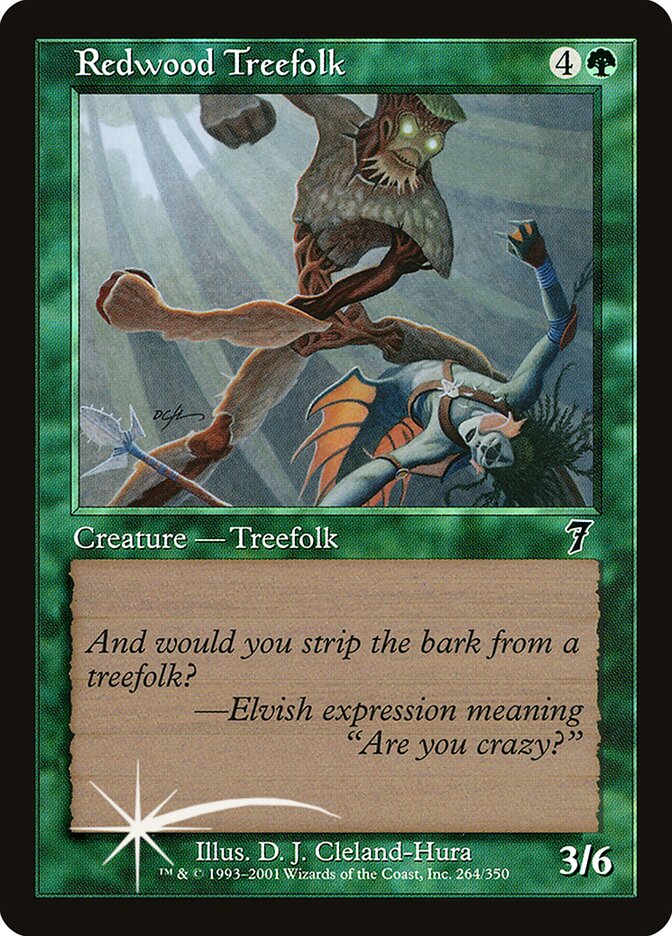 Ents de Redwood / Redwood Treefolk - Magic: The Gathering - MoxLand