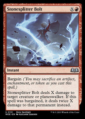 Virote Lasca-pedra / Stonesplitter Bolt - Magic: The Gathering - MoxLand