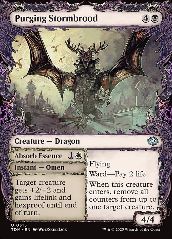 Tempesdrago Expurgador / Purging Stormbrood - Magic: The Gathering - MoxLand