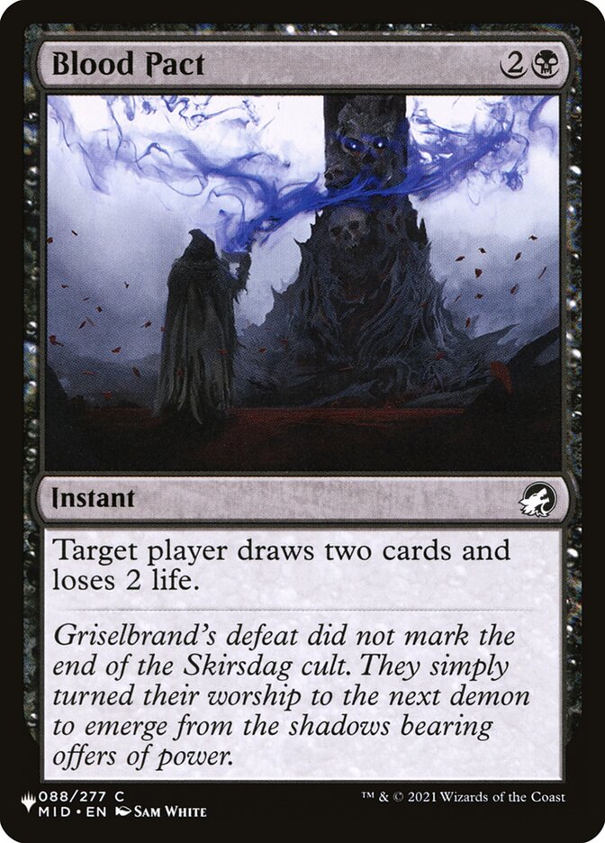 Pacto Sanguíneo / Blood Pact - Magic: The Gathering - MoxLand
