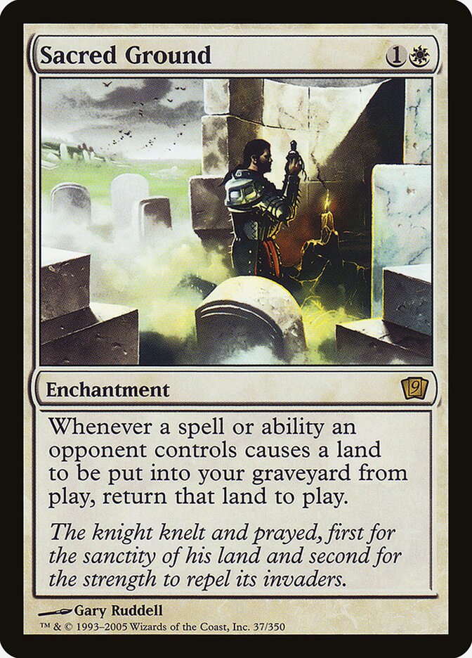 Solo Consagrado / Sacred Ground - Magic: The Gathering - MoxLand