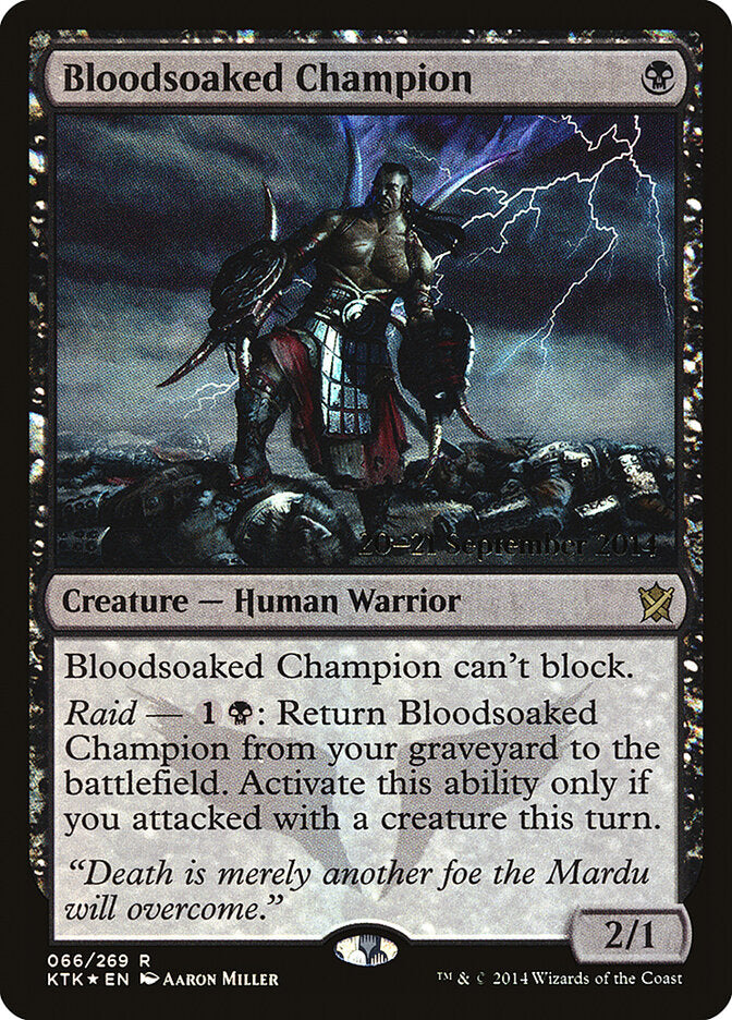 Campeão Banhado em Sangue / Bloodsoaked Champion - Magic: The Gathering - MoxLand