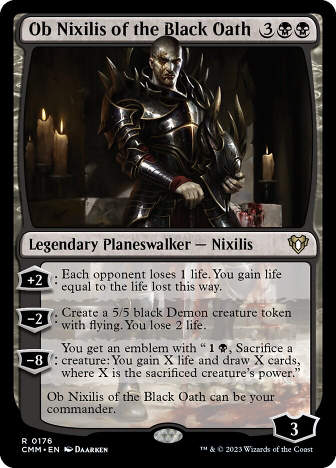 Ob Nixilis do Juramento Negro / Ob Nixilis of the Black Oath - Magic: The Gathering - MoxLand