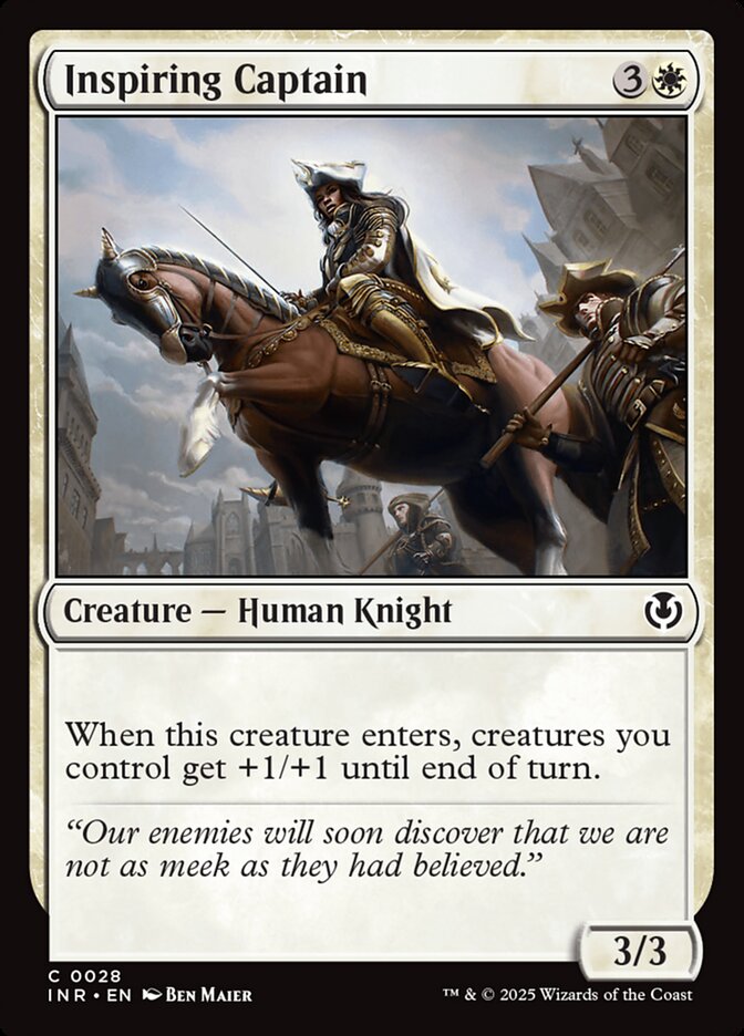 Capitão Inspirador / Inspiring Captain - Magic: The Gathering - MoxLand