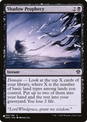 Profecia das Sombras / Shadow Prophecy - Magic: The Gathering - MoxLand