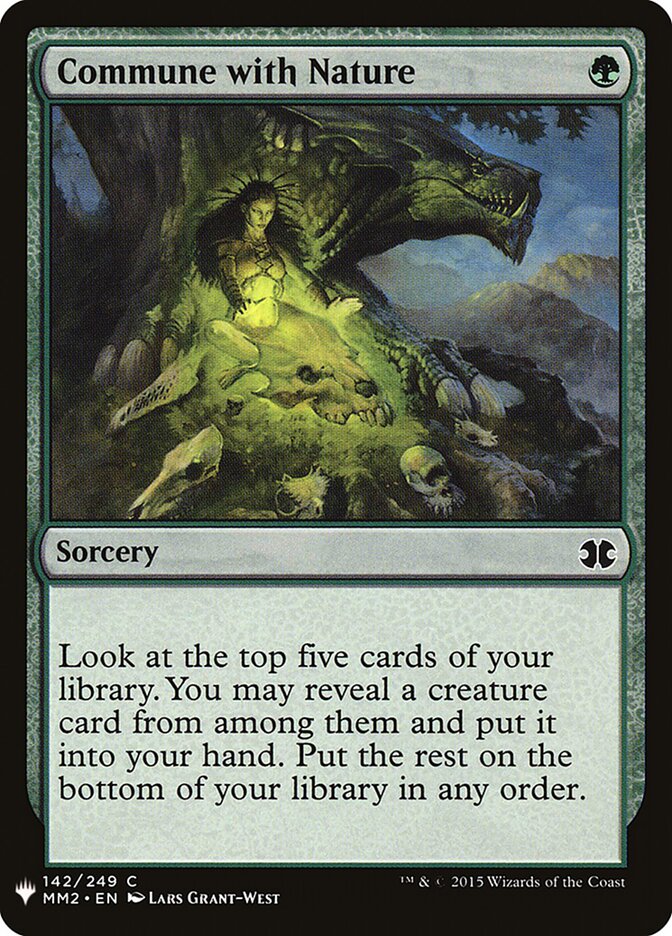 Comungar com a Natureza / Commune with Nature - Magic: The Gathering - MoxLand