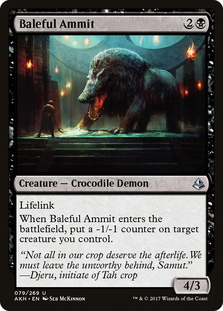 Ammit Funesto / Baleful Ammit