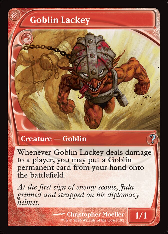 Lacaio Goblin / Goblin Lackey - Magic: The Gathering - MoxLand