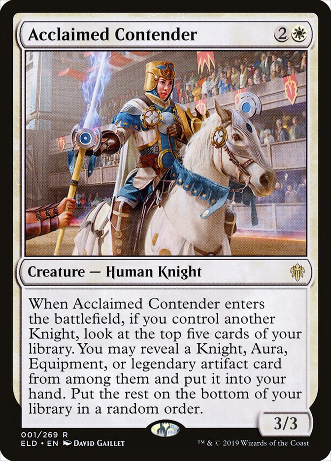 Competidora Aclamada / Acclaimed Contender - Magic: The Gathering - MoxLand