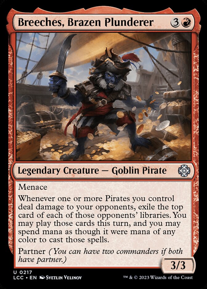 Bermuda, Saqueador Brônzeo / Breeches, Brazen Plunderer - Magic: The Gathering - MoxLand