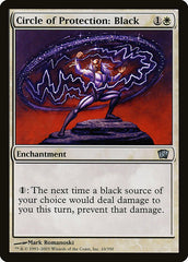 Círculo de Proteção: Preto / Circle of Protection: Black - Magic: The Gathering - MoxLand