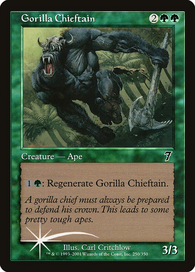 Líder dos Gorilas / Gorilla Chieftain - Magic: The Gathering - MoxLand