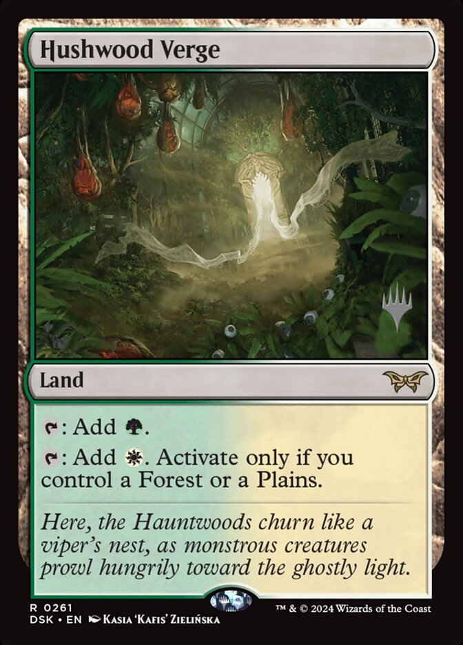 Hushwood Verge - Magic: The Gathering - MoxLand