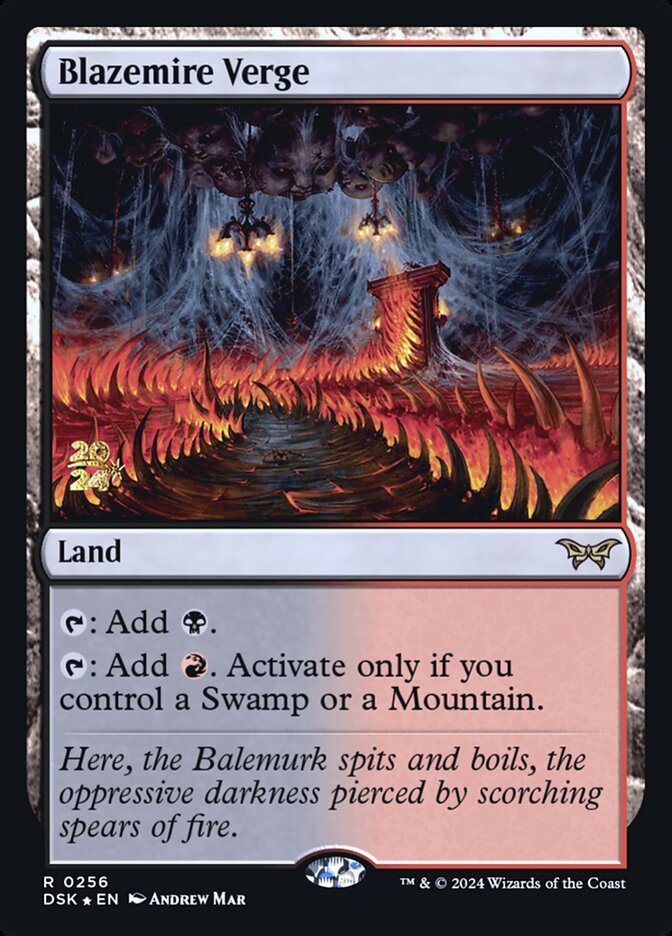 Blazemire Verge - Magic: The Gathering - MoxLand