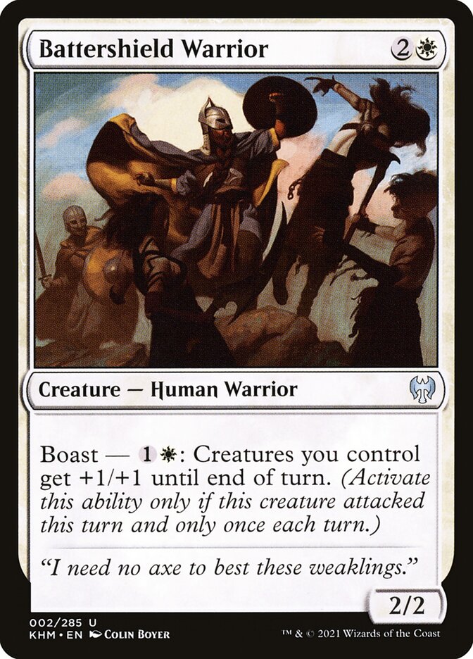 Guerreiro do Escudo Golpeador / Battershield Warrior - Magic: The Gathering - MoxLand