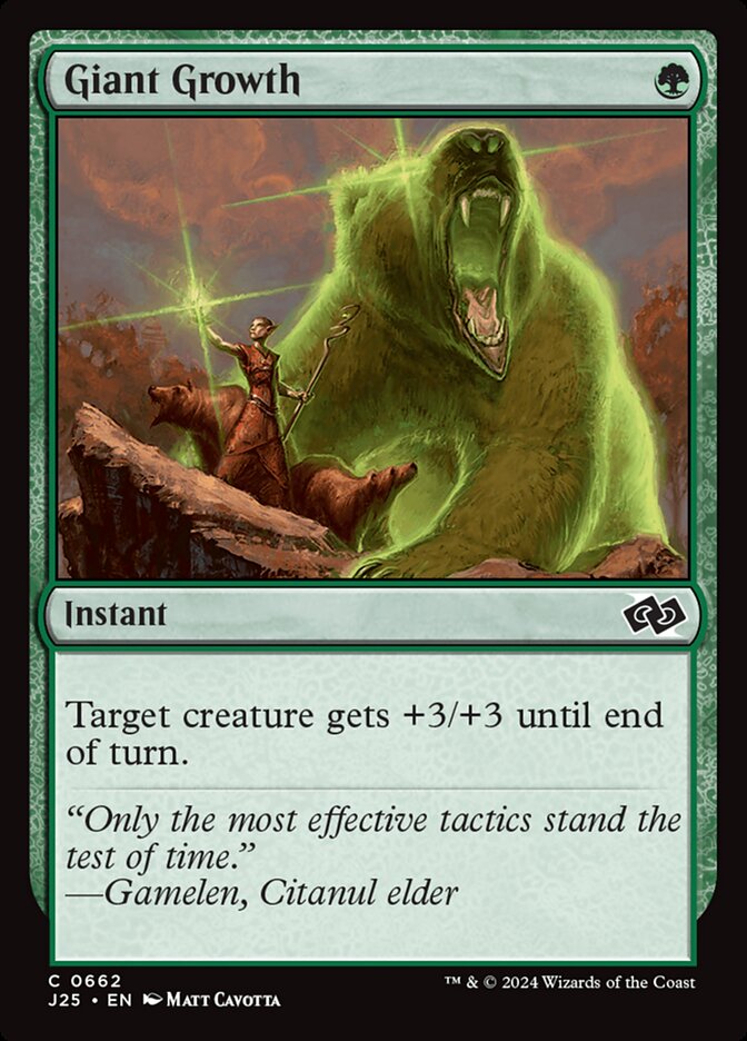 Crescimento Desenfreado / Giant Growth - Magic: The Gathering - MoxLand