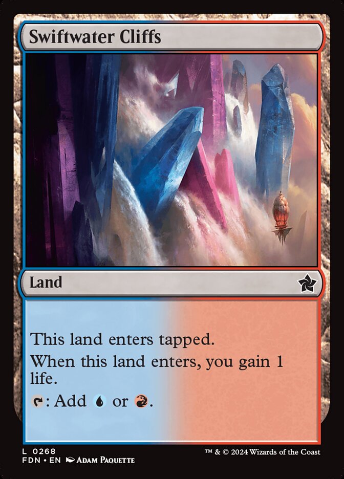 Cordilheiras das Cascatas / Swiftwater Cliffs - Magic: The Gathering - MoxLand
