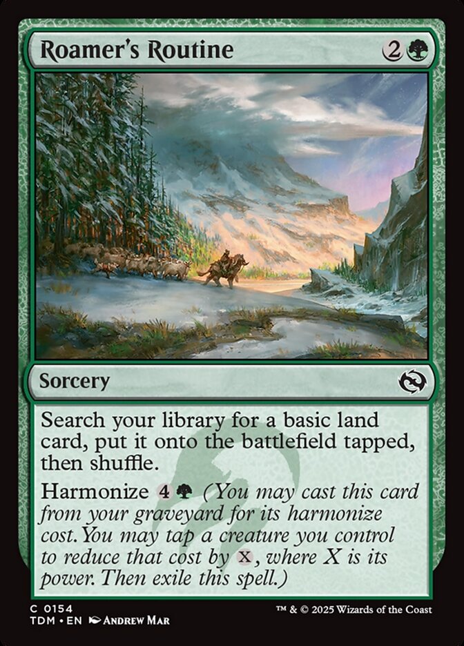 Rotina do Nômade / Roamer's Routine - Magic: The Gathering - MoxLand